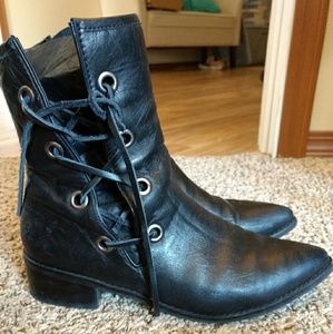 Free People x Matisse Western Voyager Leather Boot